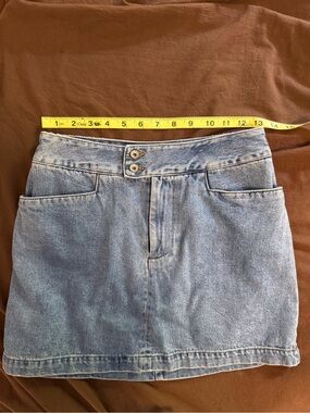 Denim Mini Skirt - Vintage Old Navy